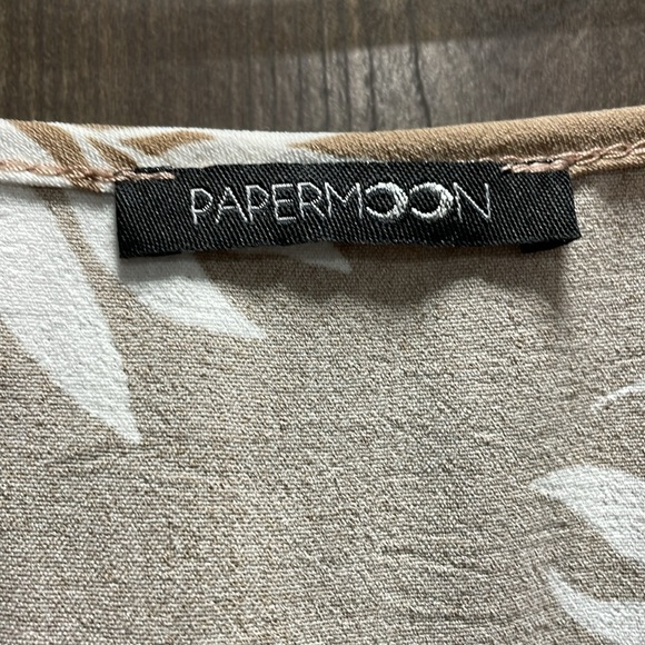 A tan fern Jumpsuit/Ramper with no flaws and never worn. - Picture 4 of 4